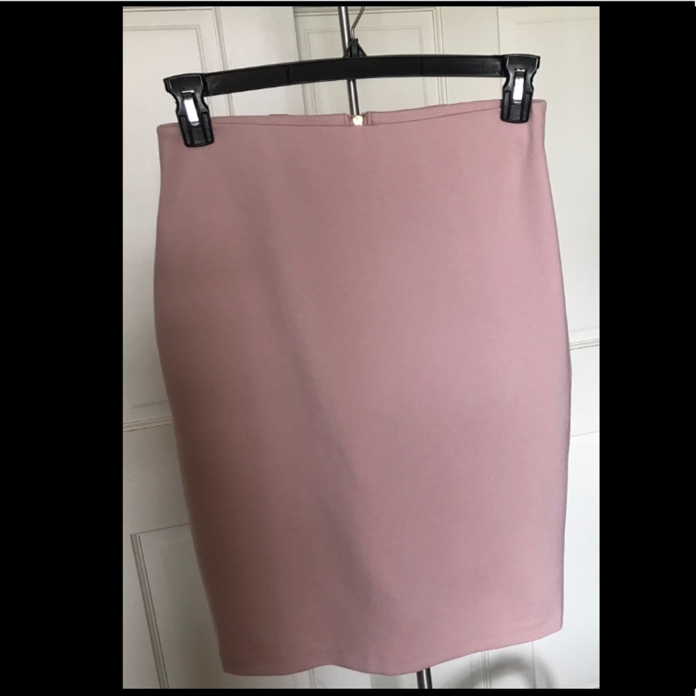 Light pink blush jersey pencil skirt Nordstrom